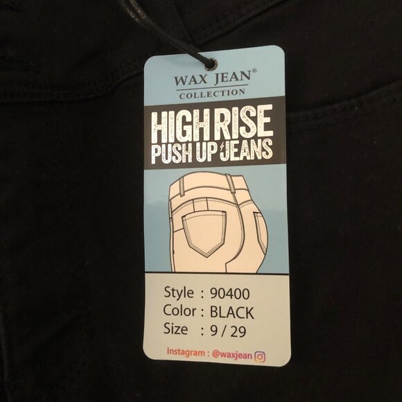 Urban Planet - Black high rise skinny jeans - Size 9 / 29 - Picture 8 of 13